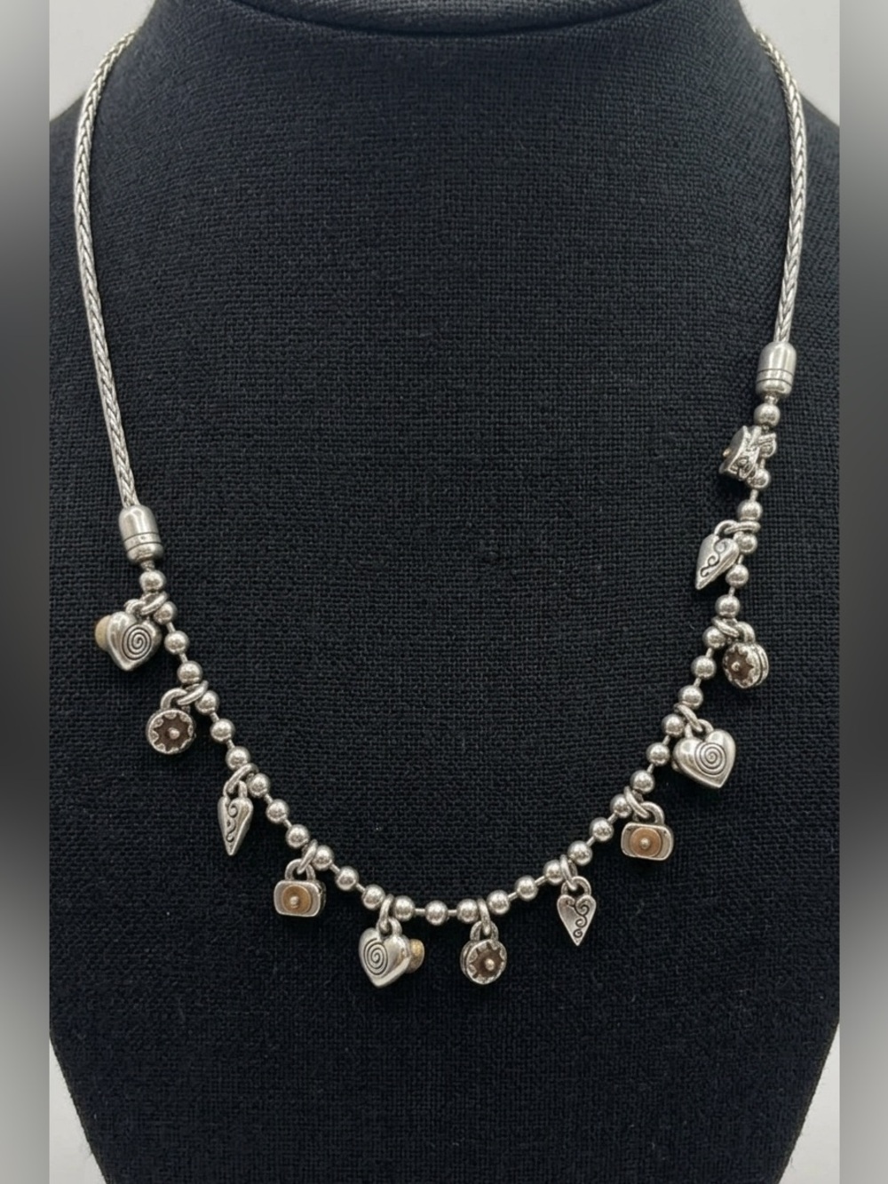 Brighton silver-plated "Tiddlywinks" charm necklace 2461